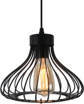 Plenta - Retro - Industriële - Metalen hanglamp - Vintage Kooi Plafondlamp