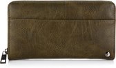 Michelle Bags and Accessories - Luxe grote portemonnee - Legergroen