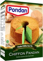 Pandan cake mix - Halal - spons cake - Indonesische cake - pandan chiffon - pondan - sponscake - groene cake