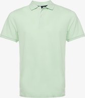 Unsigned heren polo mint - Groen - Maat L