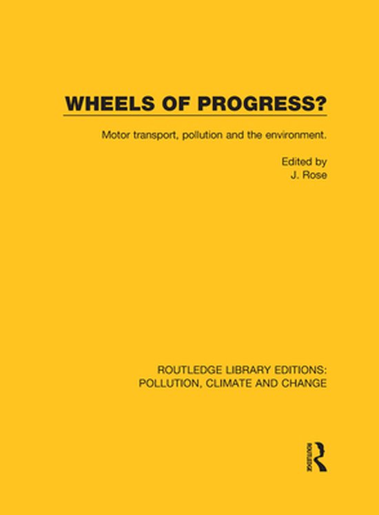 Routledge Library Editions: Pollution, Climate and Change -  ... - cover