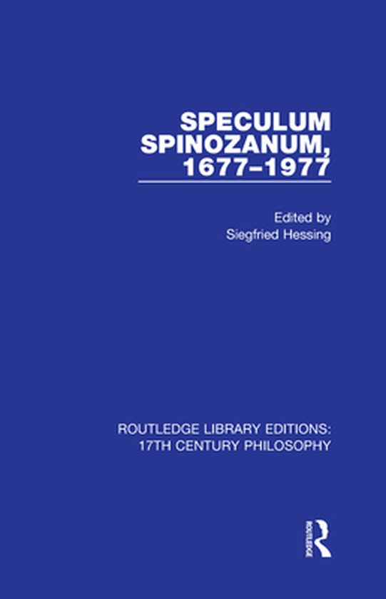 Routledge Library Editions: 17th Century Philosophy - Specul ... - cover