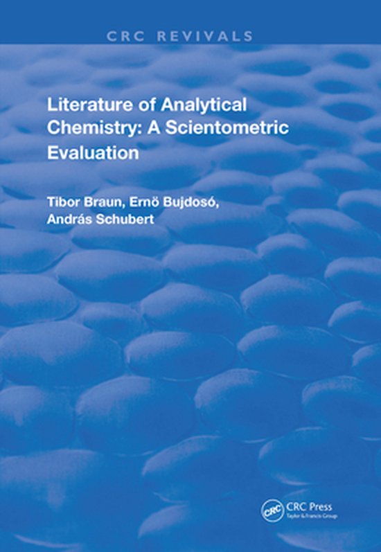 Routledge Revivals - Literature Of Analytical Chemistry - cover
