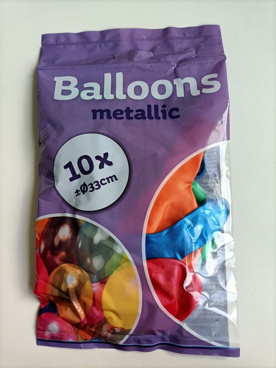 Balloons Metallic || 10 stuks || 33 cm +- || Verjaardag || Feest
