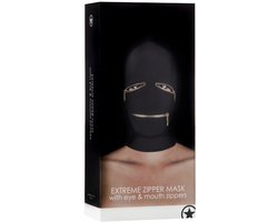 BDSM masker met ritsjes over de ogen en mond