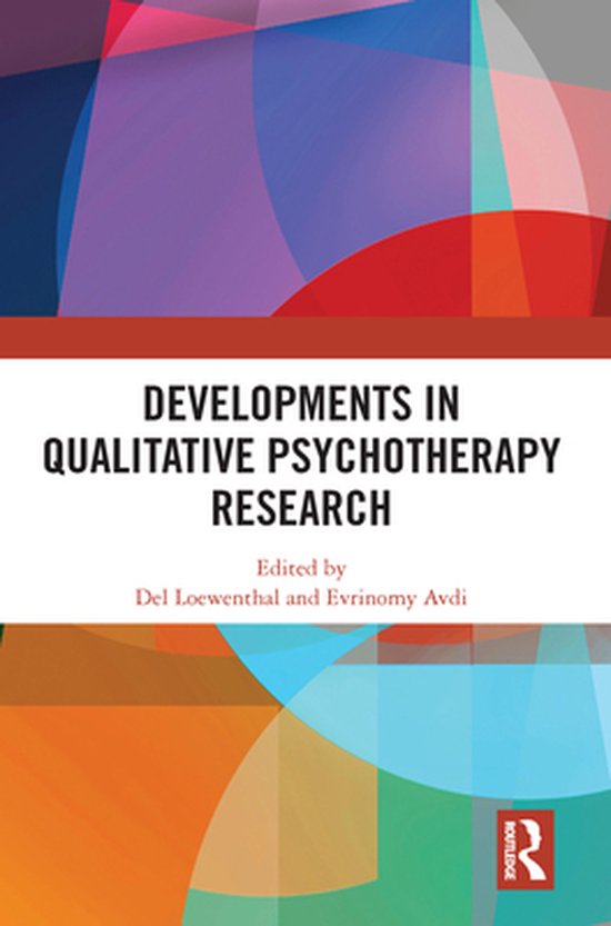 Developments in Qualitative Psychotherapy Research - cover
