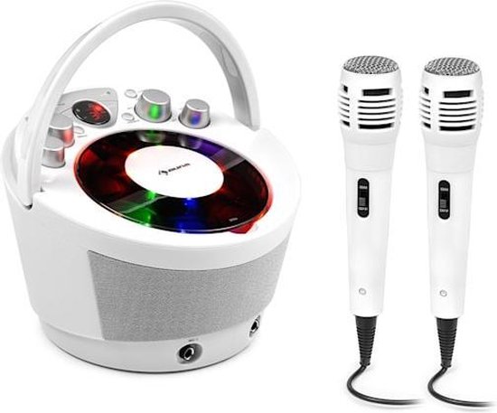 Système karaoké auna SingSing BT - Lecteur CD - Bluetooth - Effet de  lumière LED -... | bol