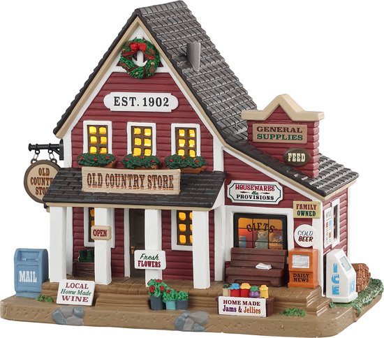 Lemax - Old Country Store- B/o Led - Kersthuisjes & Kerstdorpen