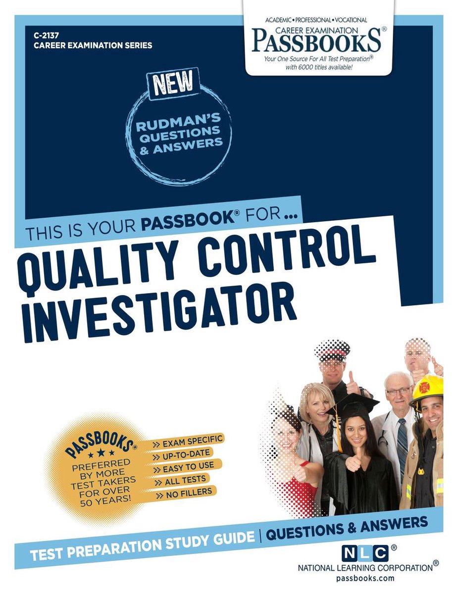 Career Examination Series Quality Control Investigator (ebook), Jack