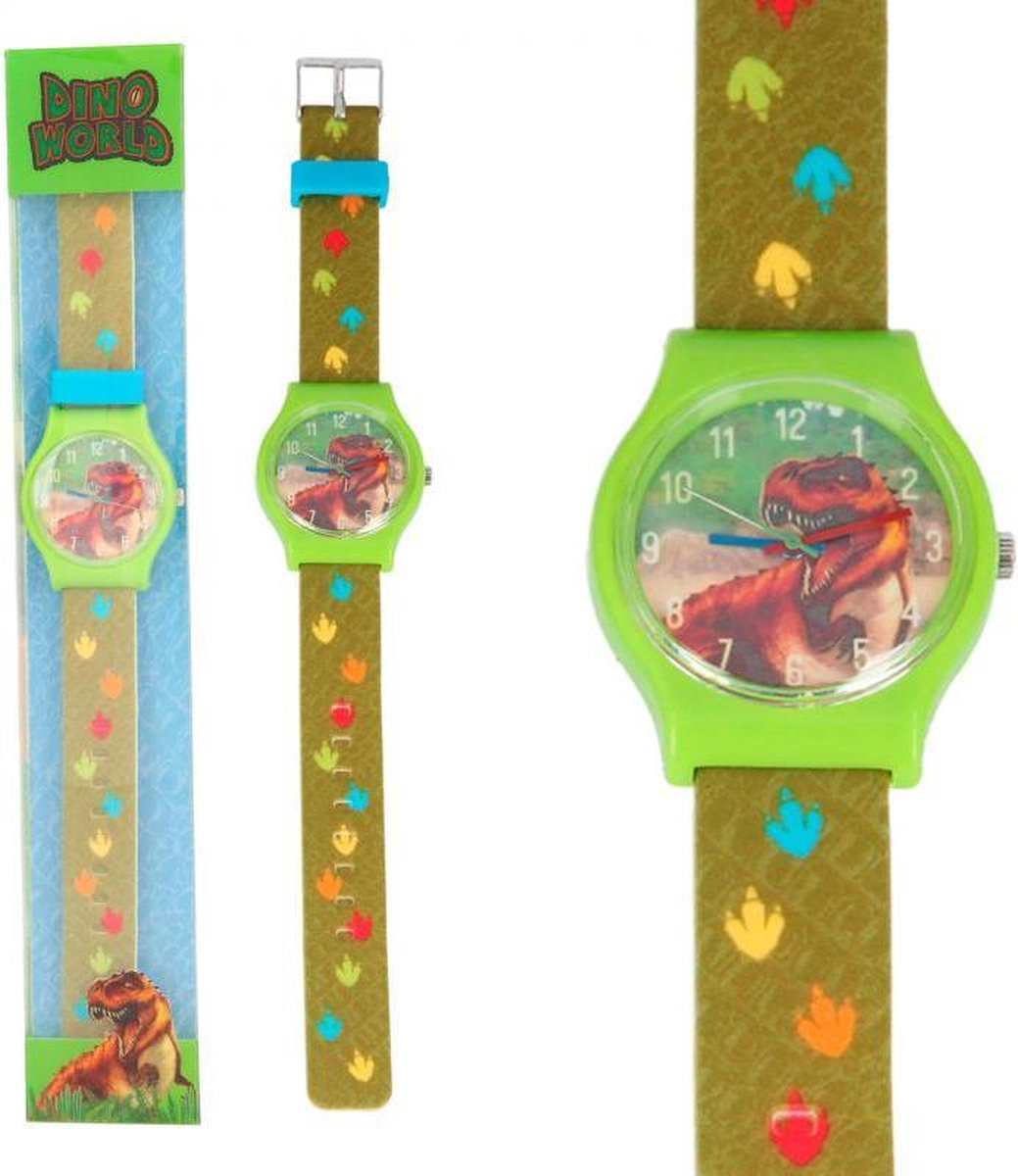 Dino World Horloge Groen