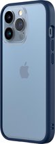 Rhinoshield Hoesje geschikt voor Apple iPhone 13 Pro Telefoonhoesje Hardcase | Rhinoshield MOD NX Backcover Shockproof | Schokbestendig iPhone 13 Pro Telefoonhoesje | Anti Shock Proof - Navy Blue | Transparant, blauw