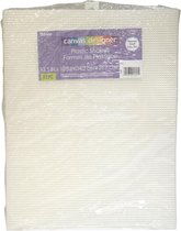 Plastic stramien 26,7 x 34,3 cm - 12 vellen