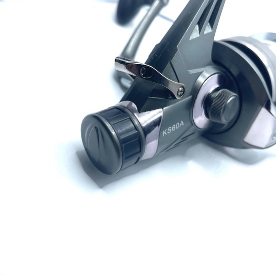 JL BREAKER Werpmolen KS60A - Molen - Karpermolen - Vismolen - Fishing reel - Hengelsport - Roofvis - Slip achterop - Slip voorop - Kogellagers 5+1 - Gear-ratio 4.1:1 van JL BREAKER — afbeelding 3