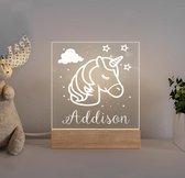 Gepersonaliseerde Nachtlamp - Nachtlampje Kinderen - Gepersonaliseerd Cadeau - Nachtlampje - Nachtlampje