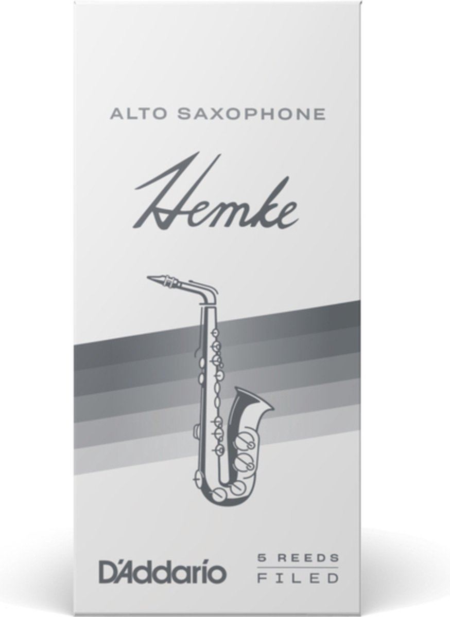 D'Addario RHKP5ASX250 Hemke Alt saxofoon 5 stuks riet sterkte 2.5