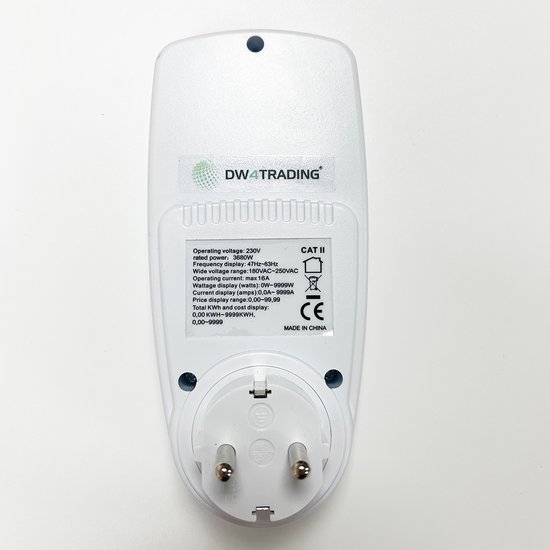 DW4Trading Compteur d'énergie numérique - Compteur de consommation - Kwh - Courant - Électricité