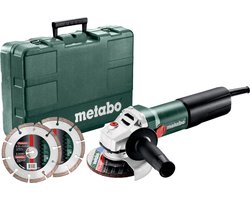 Metabo WQ 1100-125 Set - Haakse slijper