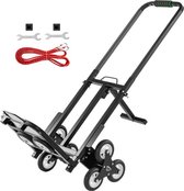 Vitafa Trolley - Trolley op wieltjes - Steekwagen opvouwbaar - Transportwagen - Steekwagenwiel - Plateauwagen - hefvermogen van 150kg - Incl. bagagedrager