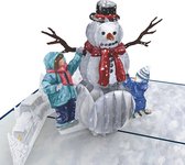 Hartensteler - Winter Snowman Pop-Up Card - 3D Pop-Up Wenskaart