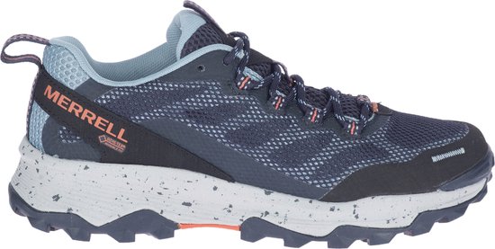 Merrell Speed Strike GTX Bottes de Chaussures de randonnée Chaussures de randonnée de randonnée - Taille 39 - Femme - marine - bleu clair - orange