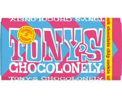 Tony's Chocolonely - Exclusive Melk Chocolate chip cookie - 180 gram
