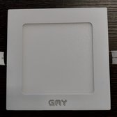 GMY LED Panel Light - 9W - 4000K - Square 15cm x 15cm