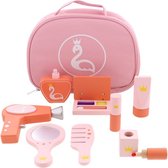 Mini Matters Beauty Set - Roze - Houten Speelgoed - Met Opbergetui - 8 Tools - 3+ - Valentine - Valentijnsdag - valentijn cadeautje
