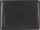 Maverick - all black - Lederen portemonnee - Compact billfold RFID