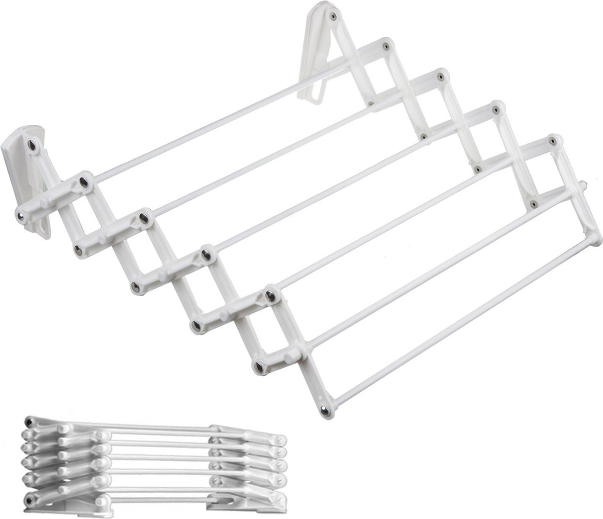 Droogrek- Kleding- en handdoekdroger / wit / opvouwbaar / 60 cm