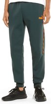 Puma Power Tape Fleece Joggingbroek Groen Heren - Maat L