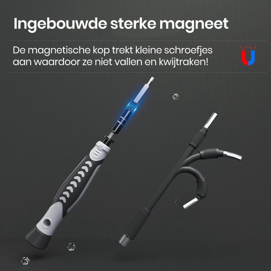 Brute Strength - Precisie schroevendraaier set - 130-delig - Universeel - Magnetisch - Gereedschapset- Schroevendraaiers - Bitset met Torx