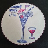20 stuks Papieren Onderzetters , Cocktail Party, Verjaardag, Themafeest.