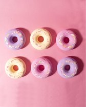 Bubble T Large Donut Bath Bomb Fizzer Gift Set - 6x 150g