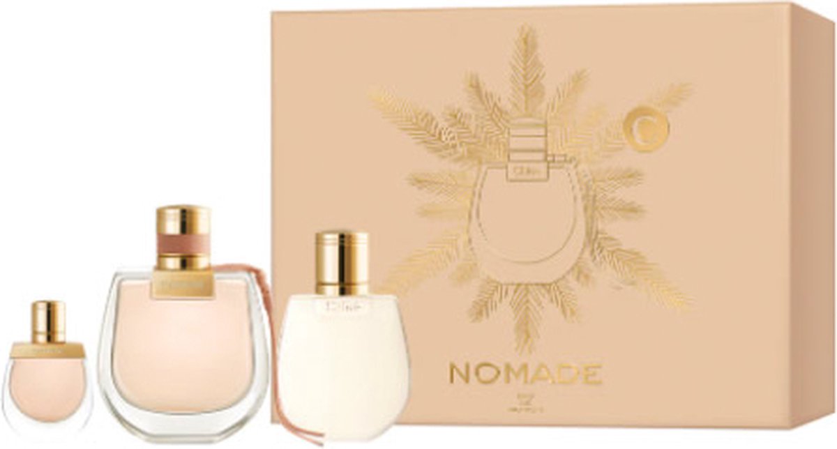 Chloé Nomade 3 Piece Gift Set: Eau De Parfum 75ml - Eau De Parfum 5ml - Body Lotion 100ml