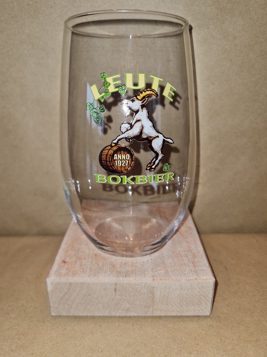 Leute Bokbier bierglas 33 cl 6 glas
