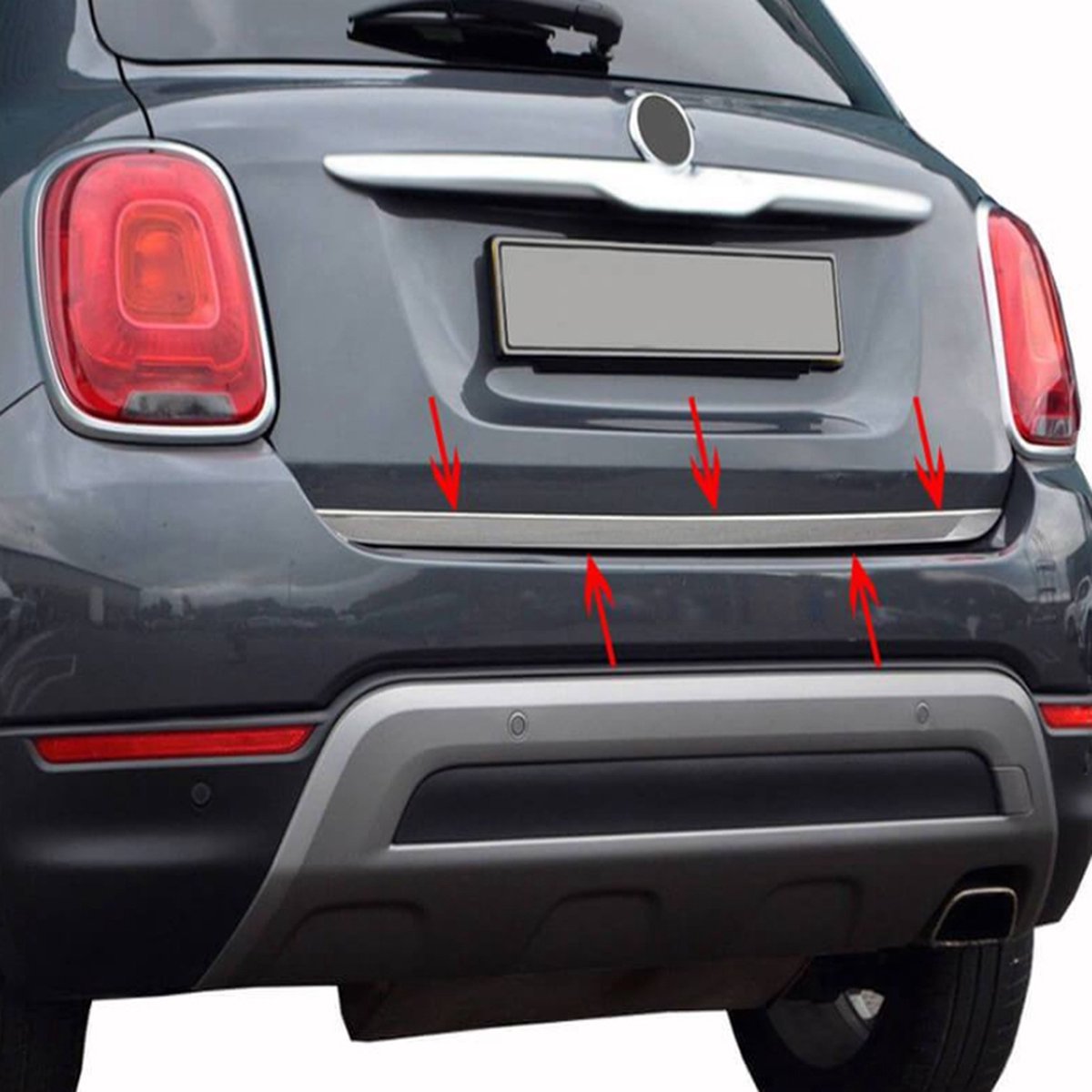 Kofferbak Sierlijst Achterklep Sierlijst Chroom Auto Accessoires Voor Fiat 500X 2014->