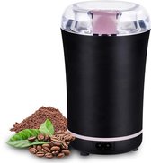 OneProducts - Koffiemolen - Koffiemolen electrisch - Kruidenmolen - Bonenmaler - Coffee Grinder - Zwart