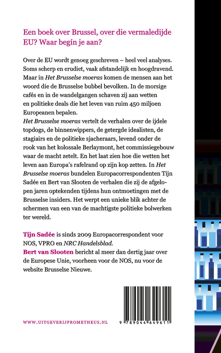 Het Brusselse moeras - back cover