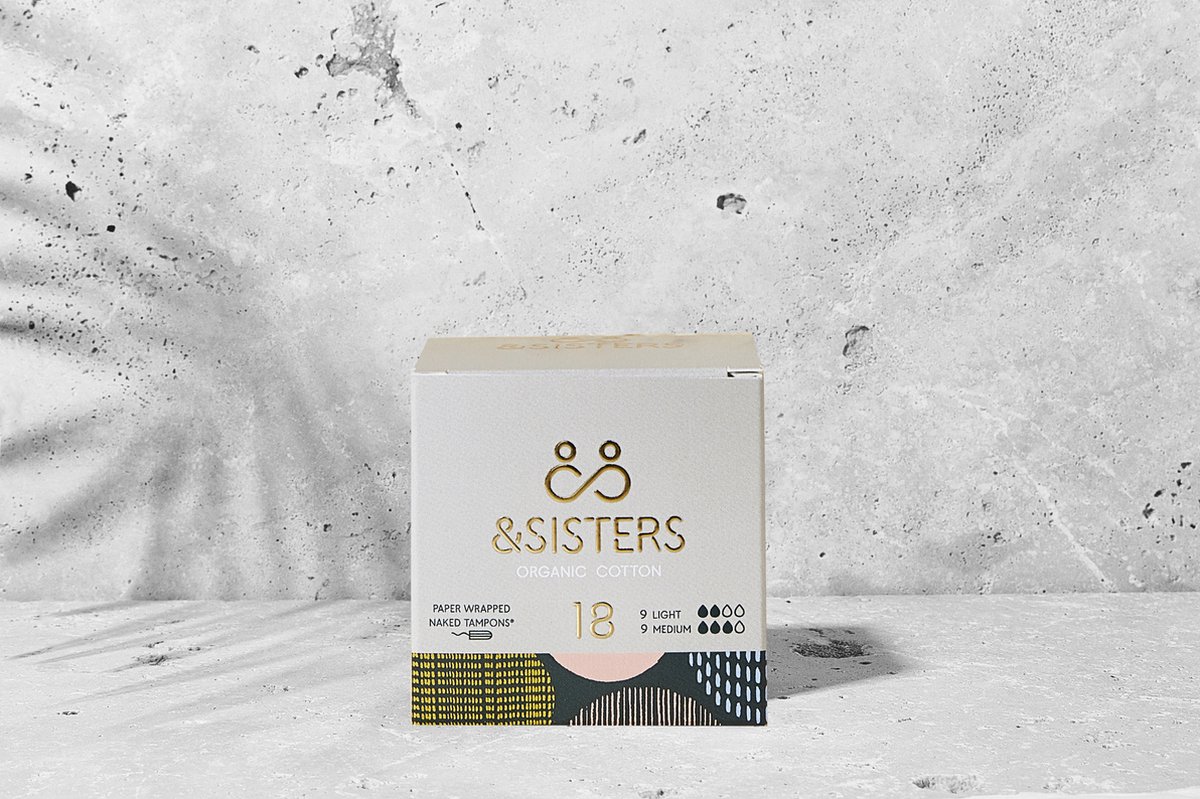 &sisters - Tampons - Duo:  Light + Medium - 100% biologisch katoen