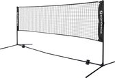 Badmintonnet, opvouwbaar, eenvoudig op te zetten, gemakkelijk mee te nemen, in hoogte verstelbaar (107 cm, 120 cm, 155 cm) HMSYQ400H