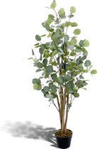 Kunstplant eucalyptus - voor binnen - in pot - 120 cm