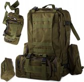 Tactical Backpack Militaire Rugzak - Wandelrugzak - Militairy Outdoor Camouflage Army Leger Rugzak Heren – Survival Rugtas Waterdicht - Voor Camping Trekking Hiking Wandelen – Dagr