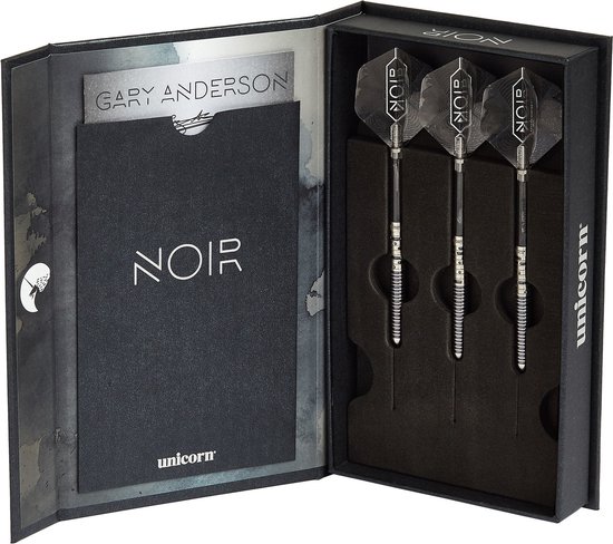 Unicorn Gary Anderson Noir Phase 5 90% - Dartpijlen 24 Gram van Unicorn — afbeelding 4