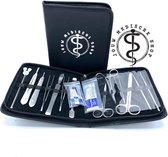Jouw medische shop - dissectie set - snijset - instrumentenset- geneeskunde - snijzaal - hechten- dissectie - set - outils de chirurgie - entrainement etudiant medecine - hechtset - leren hechten
