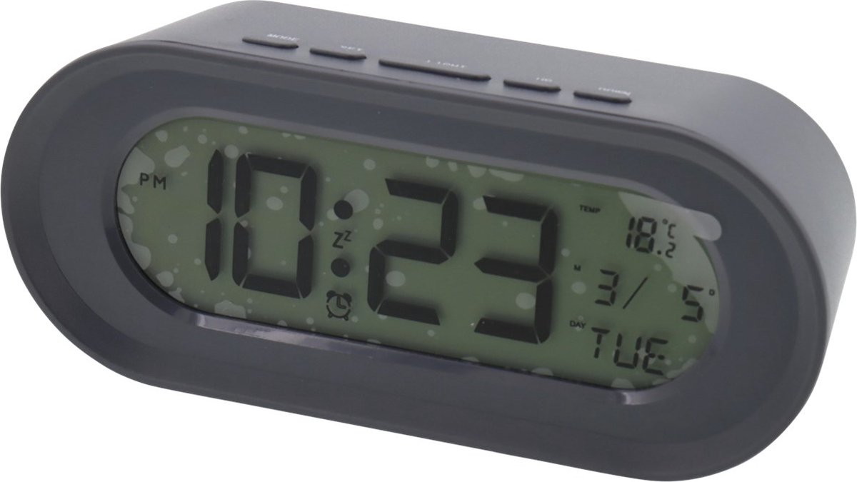 AC18 Clocks digitale wekker Alarmklok Inclusief temperatuurmeter