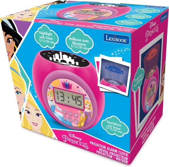 Disney Princess Projector Wekker Roze van Disney — afbeelding 3