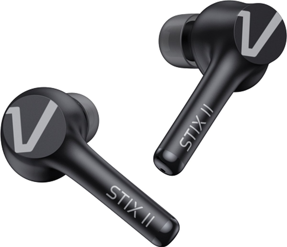 Veho - STIX II - Véritables écouteurs sans fil - Carbon Black | bol.com