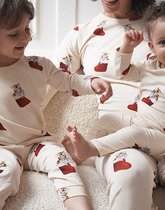 Luxe Christmas Newborn Set Broek Romper | 12 maanden XMAS KITTY | Konges Slojd