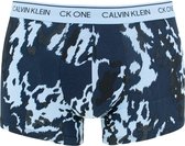 Calvin Klein trunk ck one animal print blauw - L