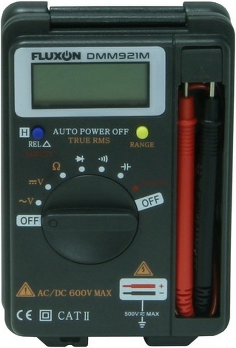 Digitale multimeter - Voltmeter - Spanningzoeker - AC/DC - Fluxon